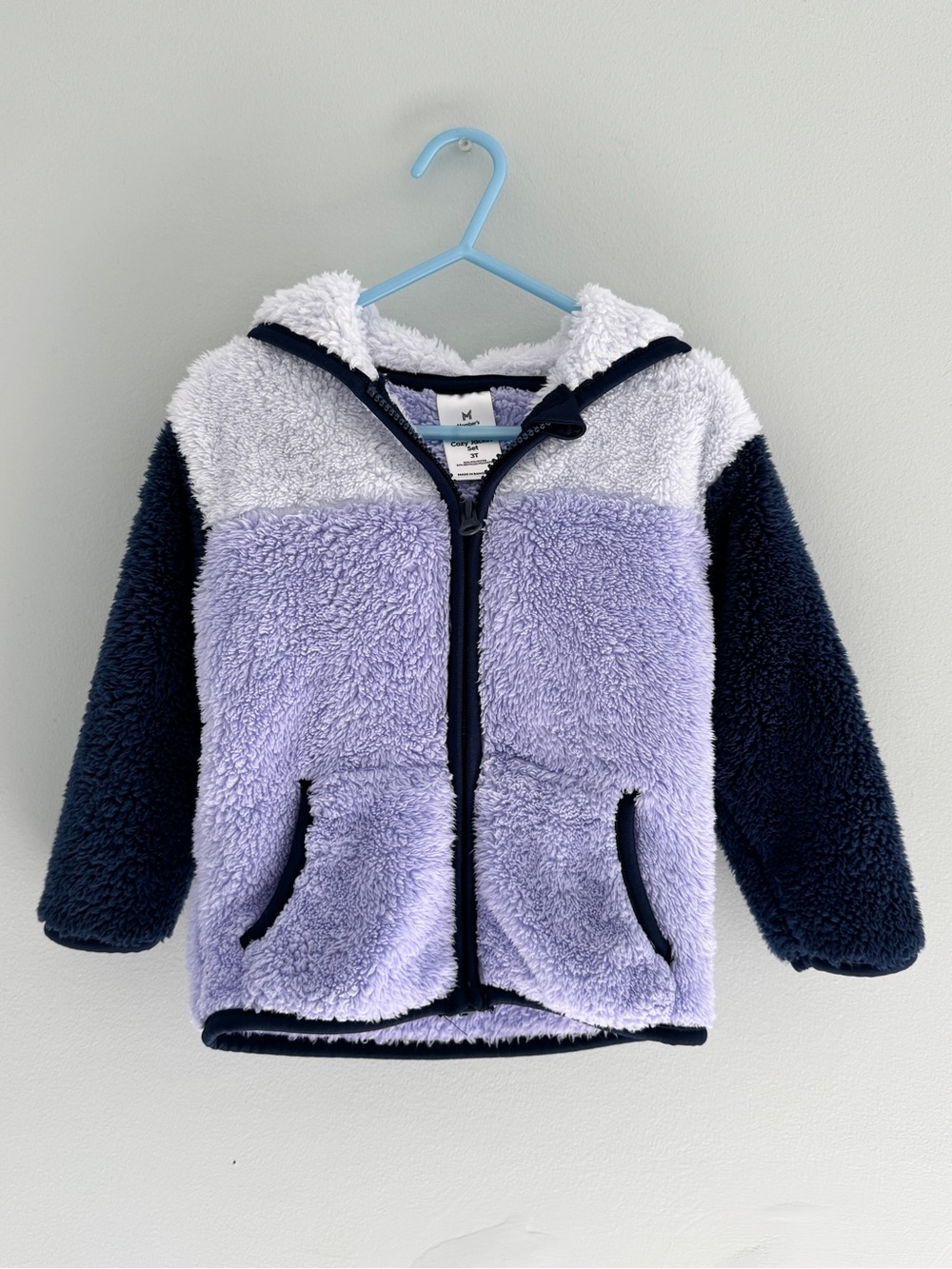 Members Mark Girls 3T Fleece Hoodie